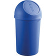 helit Abfallbehälter the flip mit Push-Klappe, 45 Liter blau