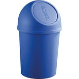 helit Abfallbehälter the flip mit Push-Klappe, 6 Liter blau