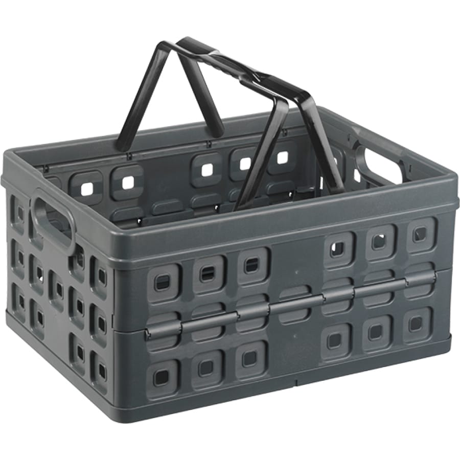 helit Klappbox the flap-line, 32 Liter anthrazit, mit Tragegriffen