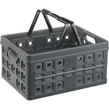helit Klappbox the flap-line, 32 Liter anthrazit, mit Tragegriffen