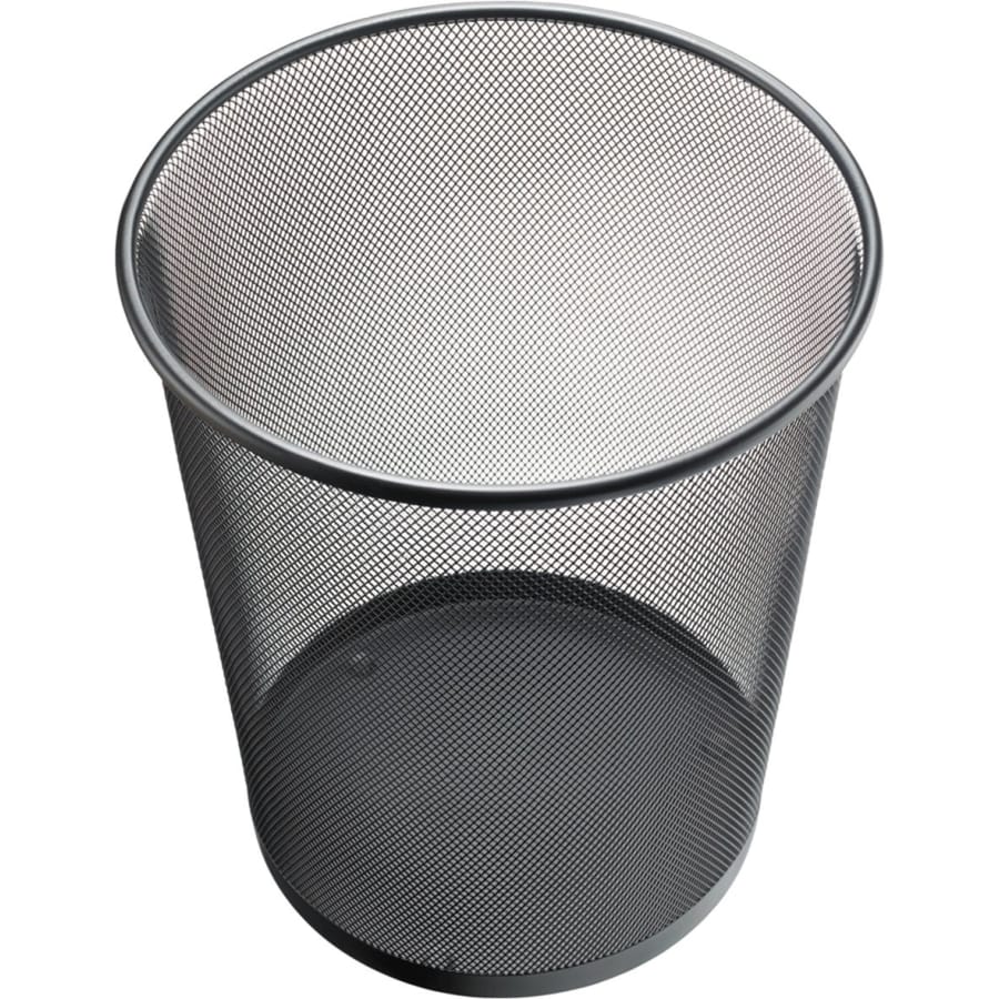 helit Papierkorb the circle network, 15 Liter schwarz