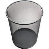 helit Papierkorb the circle network, 15 Liter schwarz