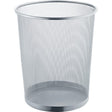 helit Papierkorb the circle network, 23 Liter silber