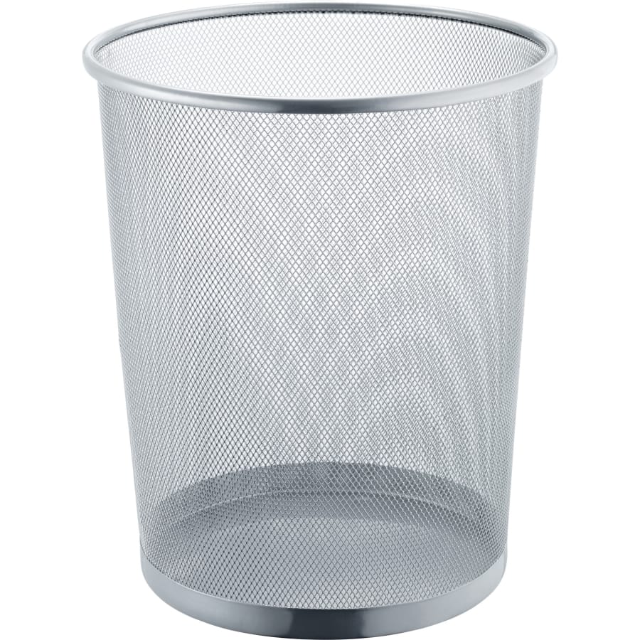 helit Papierkorb the circle network, 23 Liter silber