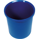 helit Papierkorb the german line mit Streifendesign, 18 Liter blau