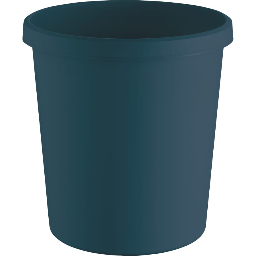 helit Papierkorb the green german aus Recyclingkunststoff, 18 Liter blau