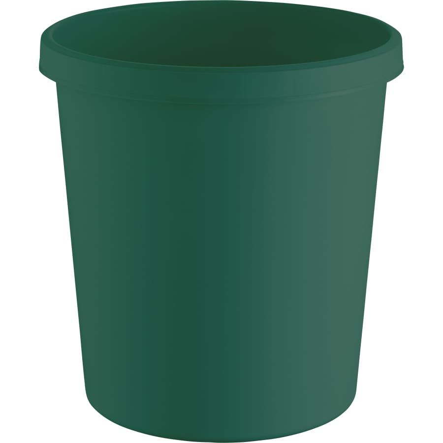 helit Papierkorb the green german aus Recyclingkunststoff, 18 Liter grün