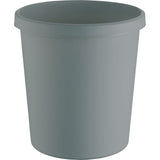 helit Papierkorb the green german aus Recyclingkunststoff, 18 Liter lichtgrau