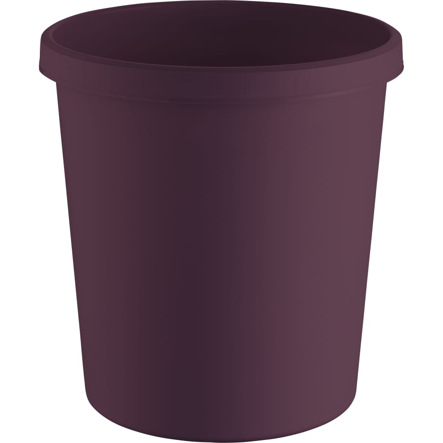 helit Papierkorb the green german aus Recyclingkunststoff, 18 Liter rot-violett