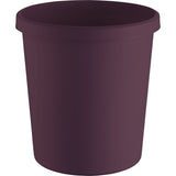 helit Papierkorb the green german aus Recyclingkunststoff, 18 Liter rot-violett