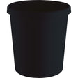 helit Papierkorb the green german aus Recyclingkunststoff, 18 Liter schwarz