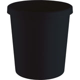 helit Papierkorb the green german aus Recyclingkunststoff, 18 Liter schwarz
