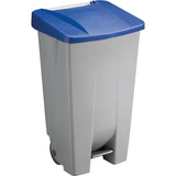 helit Rollcontainer the step chief, 120 Liter blau