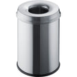 helit Sicherheitspapierkorb the guardian, 15 Liter edelstahl