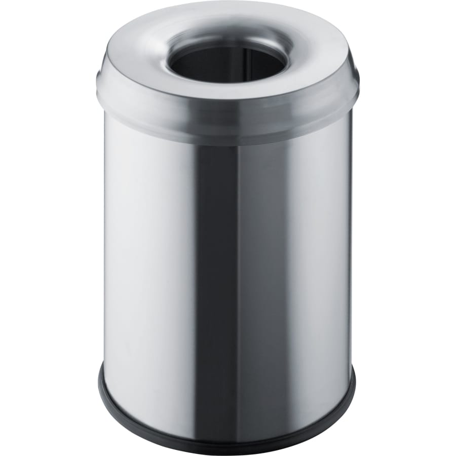 helit Sicherheitspapierkorb the guardian, 15 Liter edelstahl