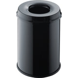 helit Sicherheitspapierkorb the guardian, 15 Liter schwarz