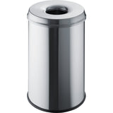 helit Sicherheitspapierkorb the guardian, 30 Liter edelstahl