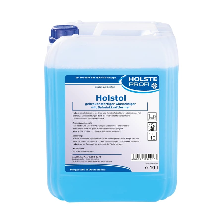 HOLSTE Holstol Glasreiniger, gebrauchsfertig 10 l Kanister