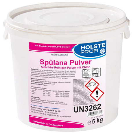 HOLSTE Spülana Pulver Geschirrreinigerpulver 5 kg Eimer