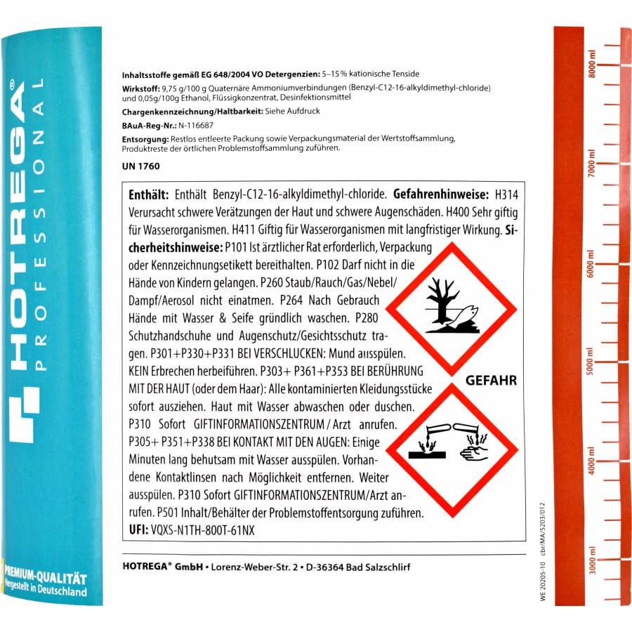 HOTREGA PROFESSIONAL Algenentferner