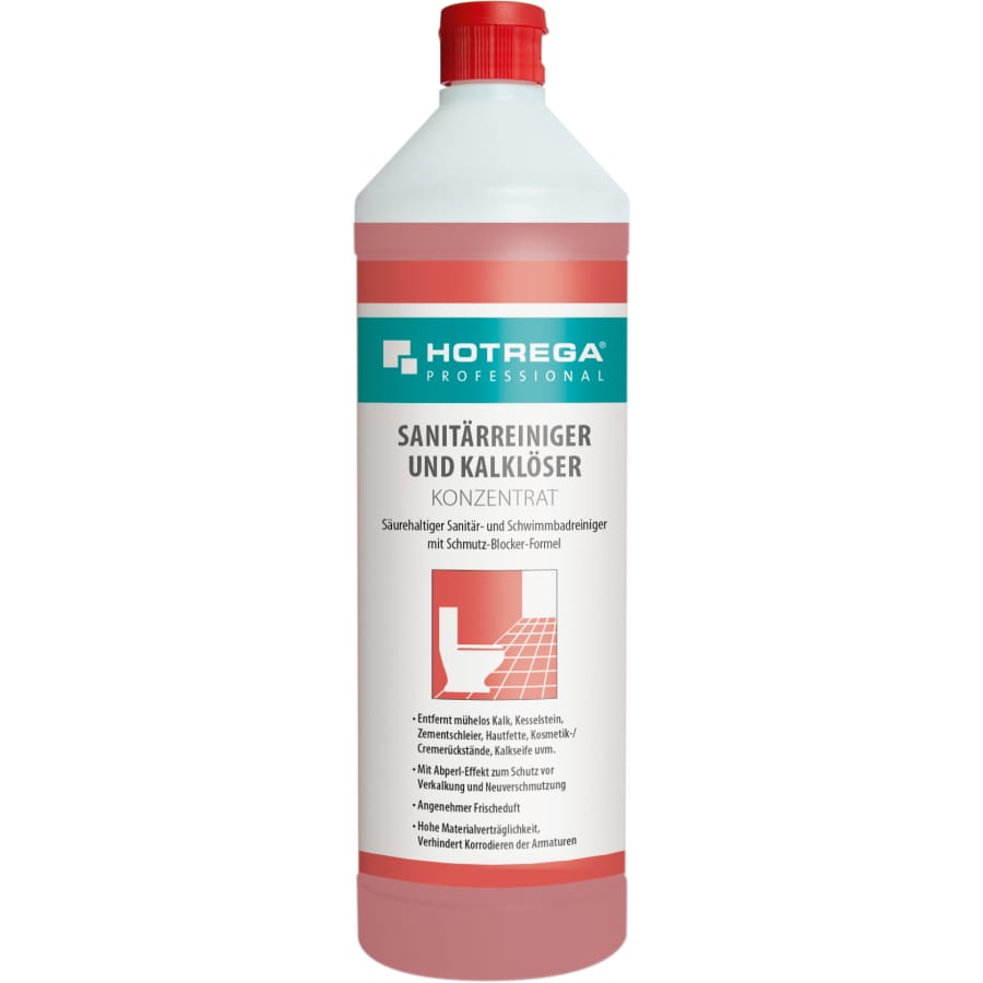 HOTREGA PROFESSIONAL Sanitärreiniger und Kalklöser 1 Liter Flasche