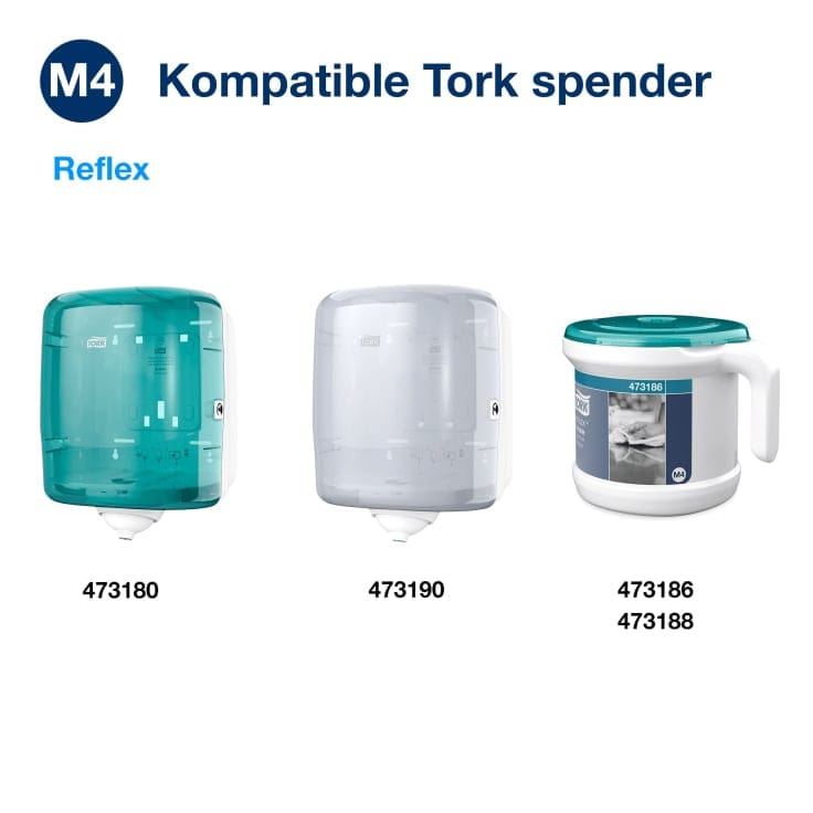 Tork Reflex Papierwischtücher 1-lagig hochsaugfähig Reinigungsaufgaben