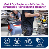 Tork Advanced Wischtuch 420 Großrolle blau