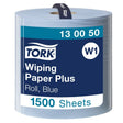 Tork Advanced Wischtuch 420 Großrolle blau 37 x 34 cm