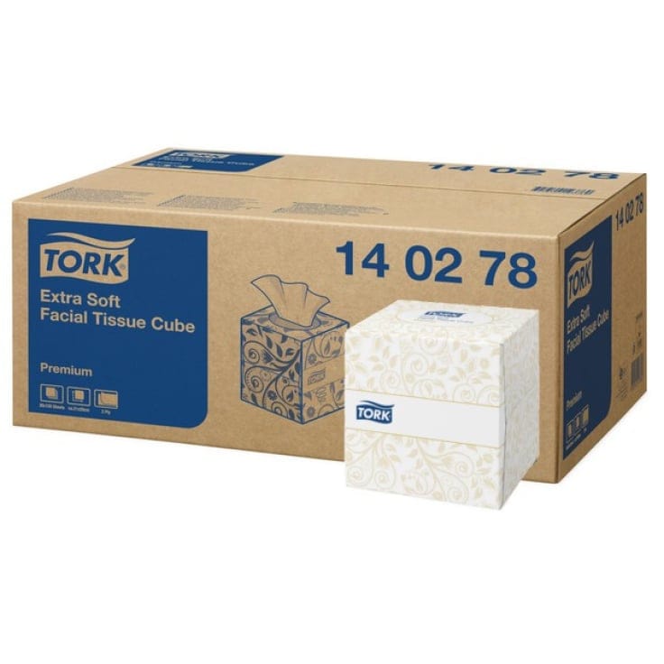Tork Premium Kosmetiktücher extra weich Spenderwürfel