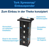Tork Xpressnap Einbauspender Signature Line Serviettenausgabe