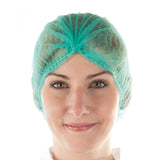 HYGOBASE Eco Klipphaube, Ø 50 cm 1 Karton (20 × 100 Stück), Grün