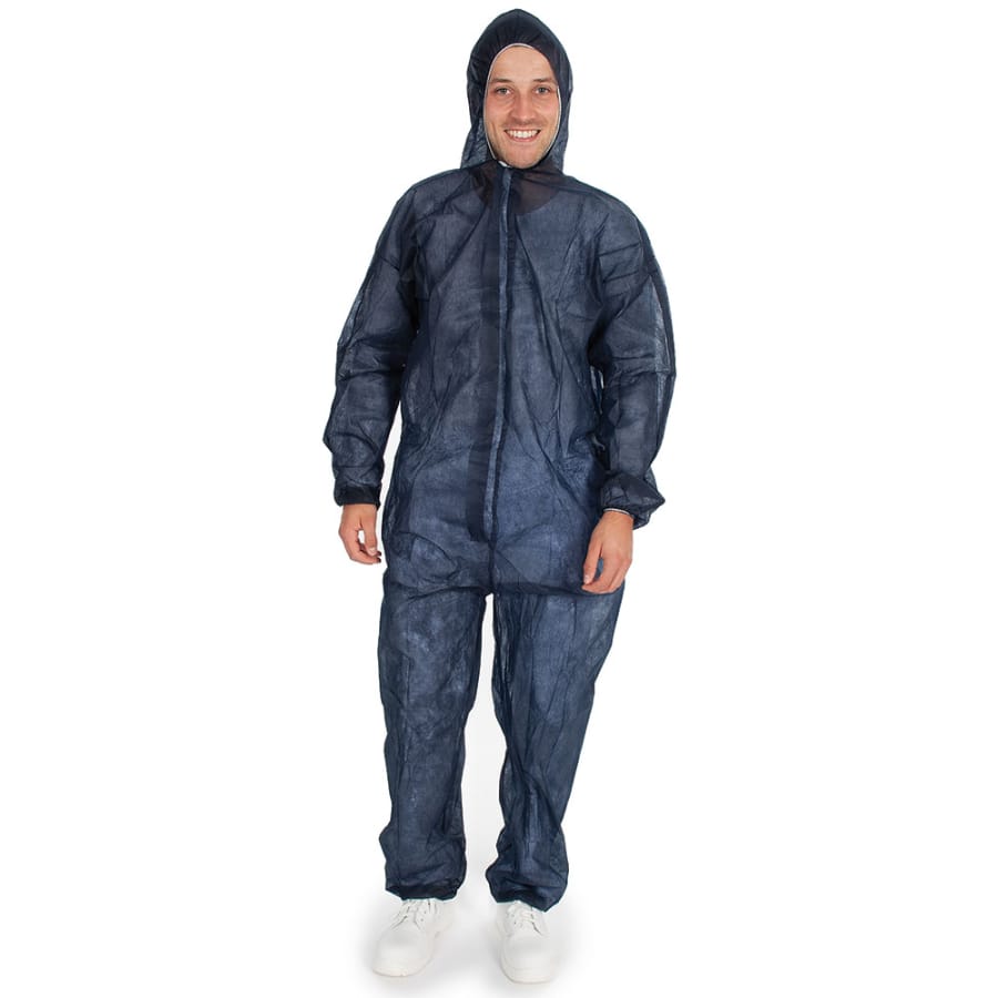 HYGOBASE Eco Overall mit Kapuze, dunkelblau