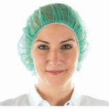 Hygonorm® Bettina Baretthaube Light, PP 1 Packung (100 Stück), Grün