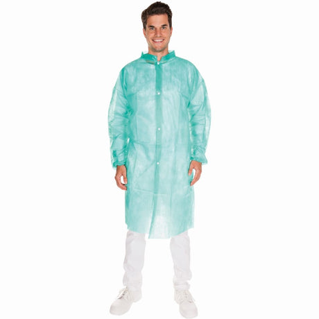 Hygonorm® PP Besucherkittel, leicht XL – Grün – 1 Stück