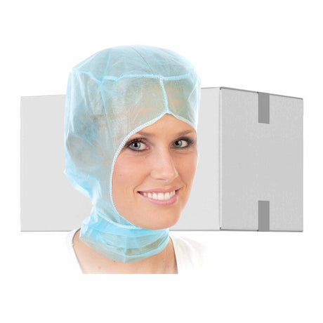 HYGOSTAR® Astrohaube Polypropylen-Vlies 1 Karton (10 Packungen × 1000 Stück), Blau