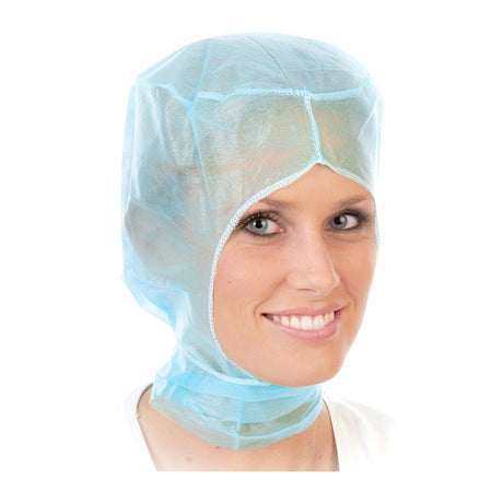 HYGOSTAR® Astrohaube Polypropylen-Vlies 1 Packung (100 Stück), Blau