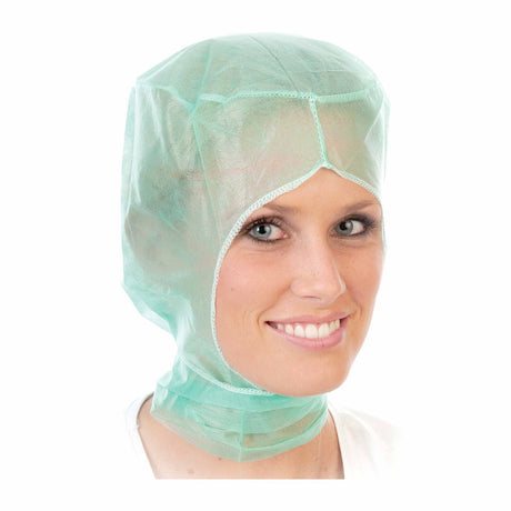 HYGOSTAR® Astrohaube Polypropylen-Vlies 1 Packung (100 Stück), Grün