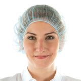 HYGOSTAR® Bettina Baretthaube 1 Packung (100 Stück), Blau