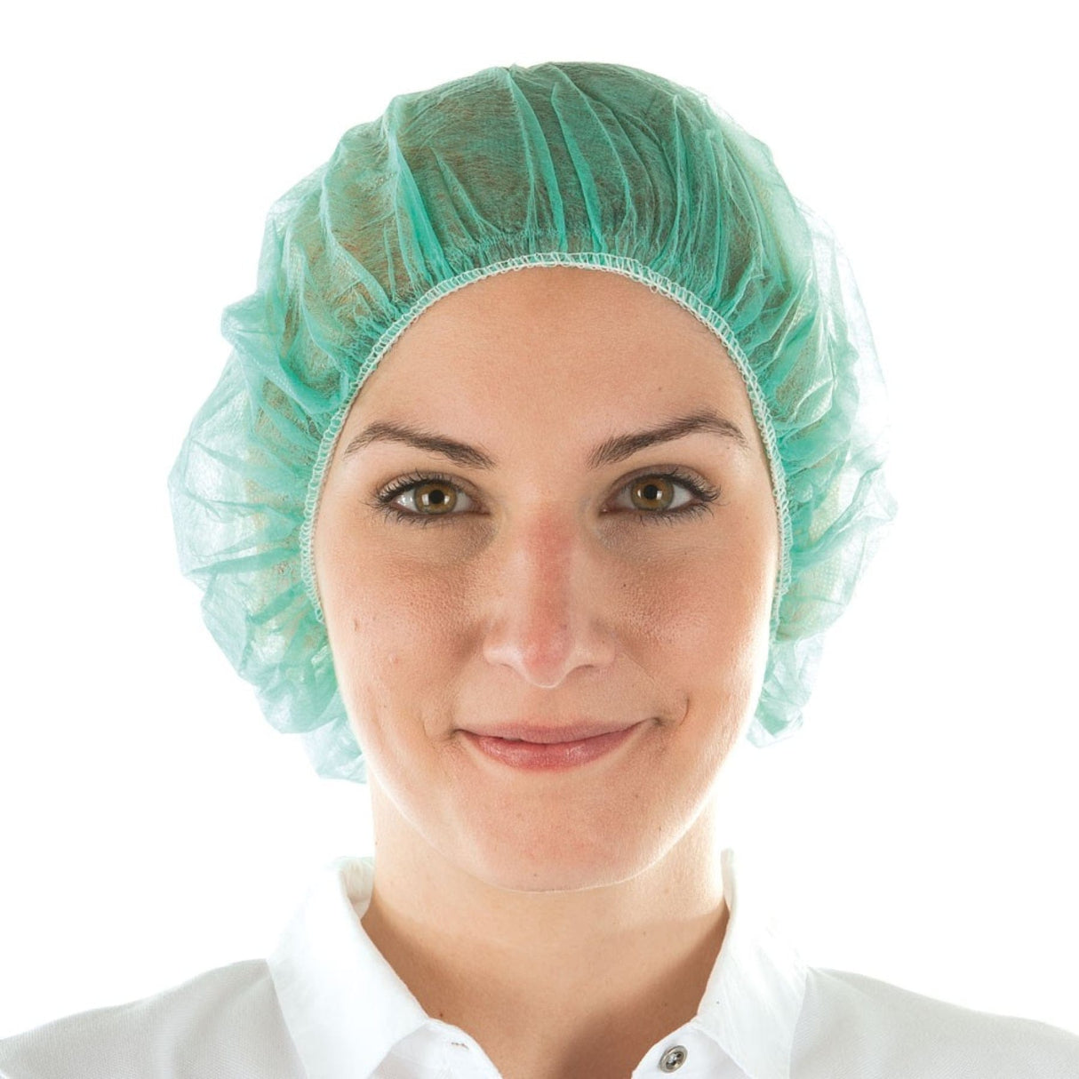 HYGOSTAR® Bettina Baretthaube 1 Packung (100 Stück), Grün