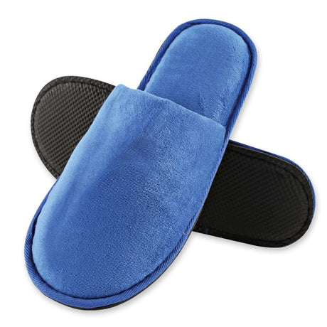 HYGOSTAR® Deluxe Slipper aus Samt-Velour, geschlossen, bedruckbar 1 Packung (10 Paar)