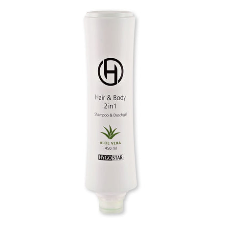 HYGOSTAR® Hair & Body, 2in1 Squeeze Flasche, pflegend, 450 ml Packung (10 × 450 ml)