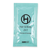 HYGOSTAR® Hair & Body, blaues Hotel-Shampoo und Duschgel 2in1 Packung (100 × 12 ml)