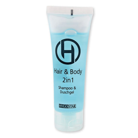 HYGOSTAR® Hair & Body, blaues Hotel-Shampoo und Duschgel 2in1 Packung (50 × 30 ml)