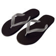 HYGOSTAR® Herren Flip Flops, wasserdichte EVA-Sohle, schwarz Packung (1 Paar)