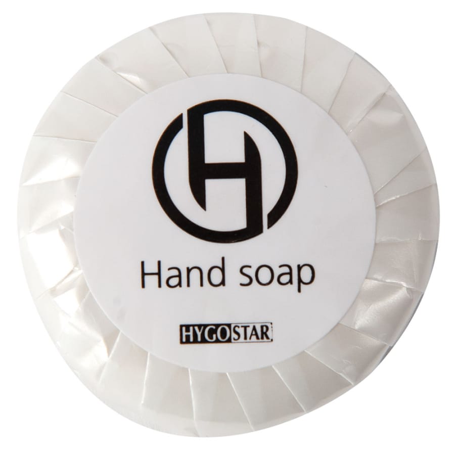 HYGOSTAR® Hotelseife, sanfte Reinigung, rund, weiß Packung (50 Stück)