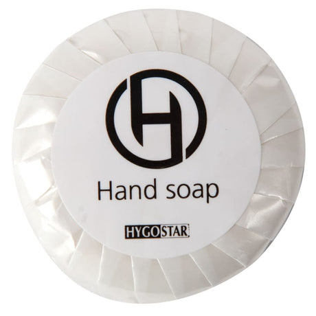 HYGOSTAR® Hotelseife, sanfte Reinigung, rund, weiß Packung (50 Stück)