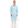 HYGOSTAR® Kittel mit Strickbündchen 1 Karton (100 Stück), Blau