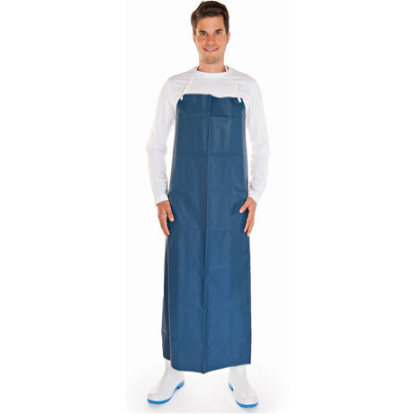 HYGOSTAR® Latzschürze aus Polyester, PU-beschichtet - 150 my 1 Packung (2 Stück), Blau