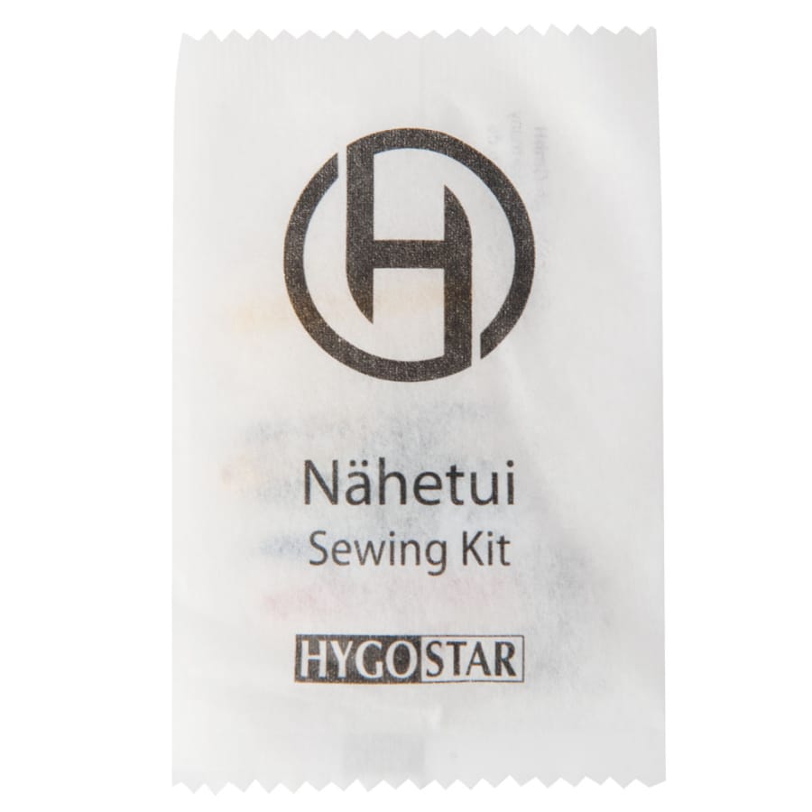 HYGOSTAR® Nähset mit 6 Garn-Farben, im Verkaufs-Tray, 10-teilig Packung (200 Stück)