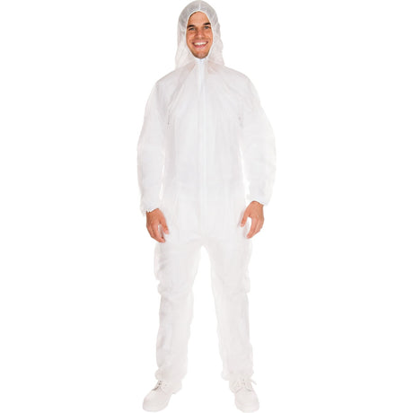 HYGOSTAR® PP Overall, fest 1 Stück, Weiß Größe Xxl